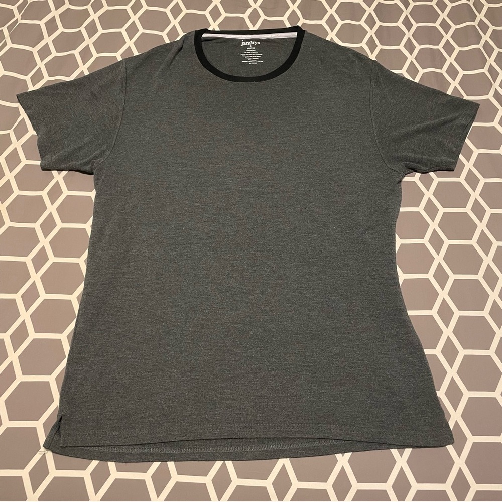 Jambys Unisex Small Dark Gray Jamtee T-Shirt Pajamas Loungewear